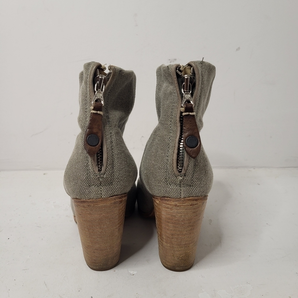Rag & Bone Newbury Canvas Ankle Boot Size 9 - Picture 6 of 9